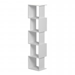 Βιβλιοθήκη Cubik pakoworld λευκό 35x30x161εκ