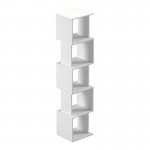Βιβλιοθήκη Cubik pakoworld λευκό 35x30x161εκ