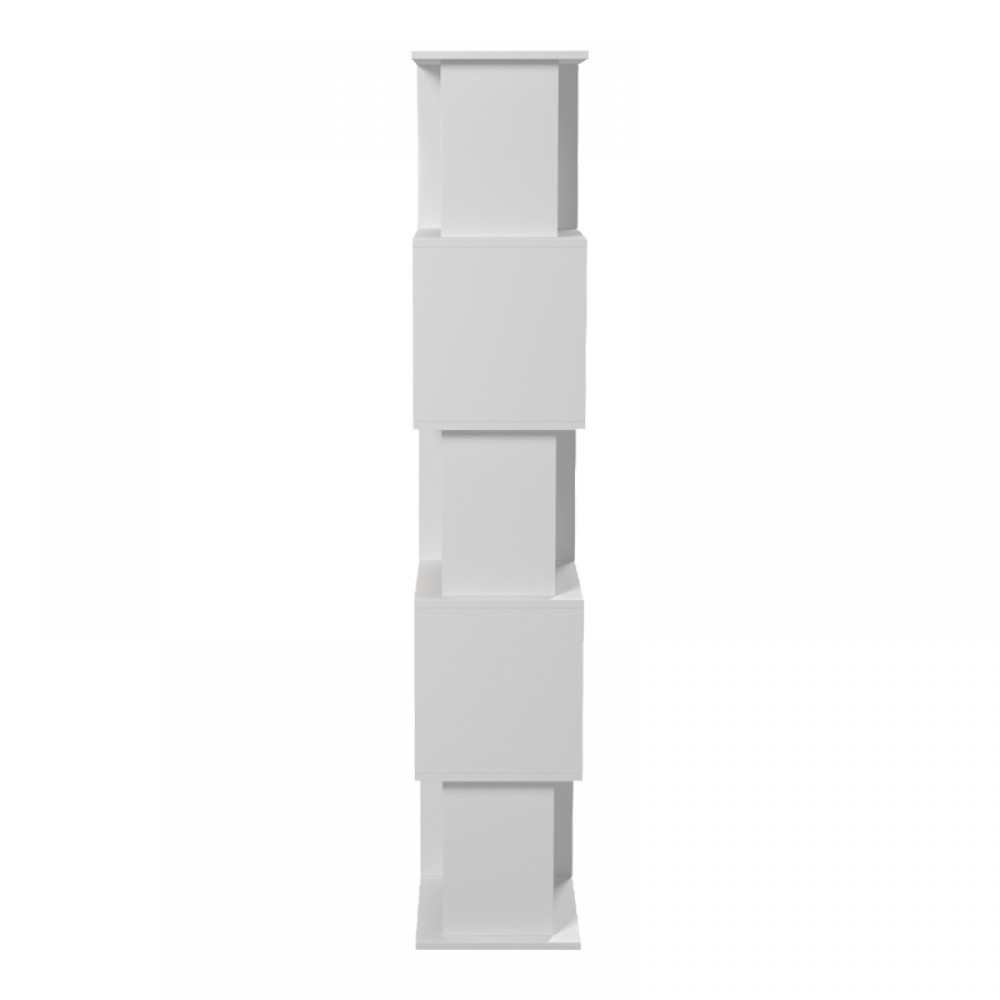 Βιβλιοθήκη Cubik pakoworld λευκό 35x30x161εκ