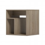 Βοηθητικό τραπέζι Doublo pakoworld sonoma 40x35x40εκ