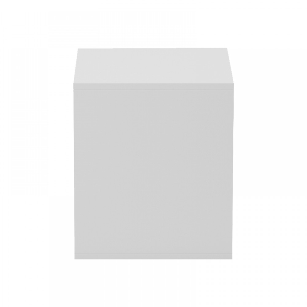 Βοηθητικό τραπέζι Doublo pakoworld λευκό 40x35x40εκ