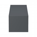 Έπιπλο τηλεόρασης επιτοίχιο με Led Rival pakoworld ανθρακί 120x35x30εκ