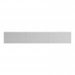 Έπιπλο τηλεόρασης επιτοίχιο με Led Rival pakoworld λευκό 180x35x30εκ