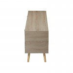 Έπιπλο τηλεόρασης Gorna pakoworld sonoma-ανθρακί 180x35x48.6εκ