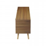Έπιπλο τηλεόρασης Gorna pakoworld καρυδί 180x35x48.6εκ