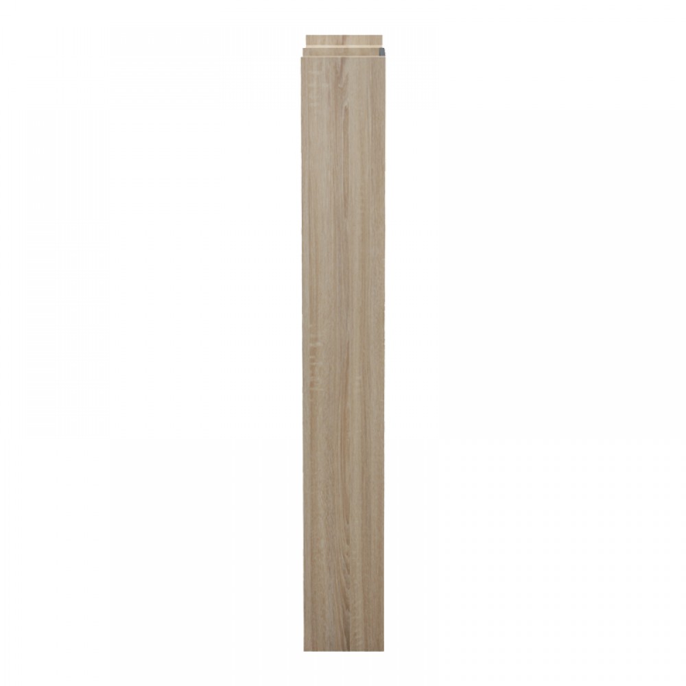 Βιβλιοθήκη Corpus pakoworld sonoma - ανθρακί 61x22x162εκ