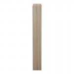 Βιβλιοθήκη Corpus pakoworld sonoma - ανθρακί 61x22x162εκ