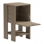 Κομοδίνο Reppo pakoworld sonoma 30x30x55εκ