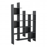 Βιβλιοθήκη Manco pakoworld ανθρακί 122x25.5x188εκ
