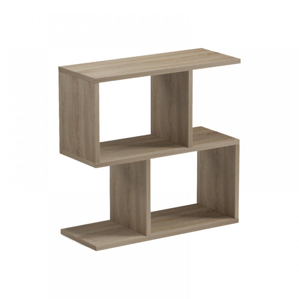 Βοηθητικό τραπέζι-βιβλιοθήκη Wesmol pakoworld sonoma 50x20x50εκ