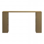 Γραφείο εργασίας Praga pakoworld σε ανοιχτό καρυδί 140x60x75εκ