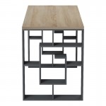 Γραφείο εργασίας Lovet pakoworld ανθρακί-sonoma 140x60x75εκ
