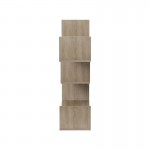 Ραφιέρα τοίχου Tiber pakoworld sonoma 120x22x67εκ