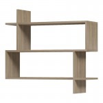 Ραφιέρα τοίχου Paralel pakoworld sonoma 70x22x65,5εκ