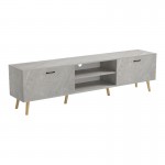 Έπιπλο τηλεόρασης Gorna pakoworld μπεζ εφέ μαρμάρου 180x35x48.6εκ