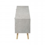Έπιπλο τηλεόρασης Gorna pakoworld μπεζ εφέ μαρμάρου 180x35x48.6εκ