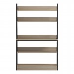 Επιδαπέδια ραφιέρα Oranis pakoworld sonoma-μαύρο 105x38x165εκ