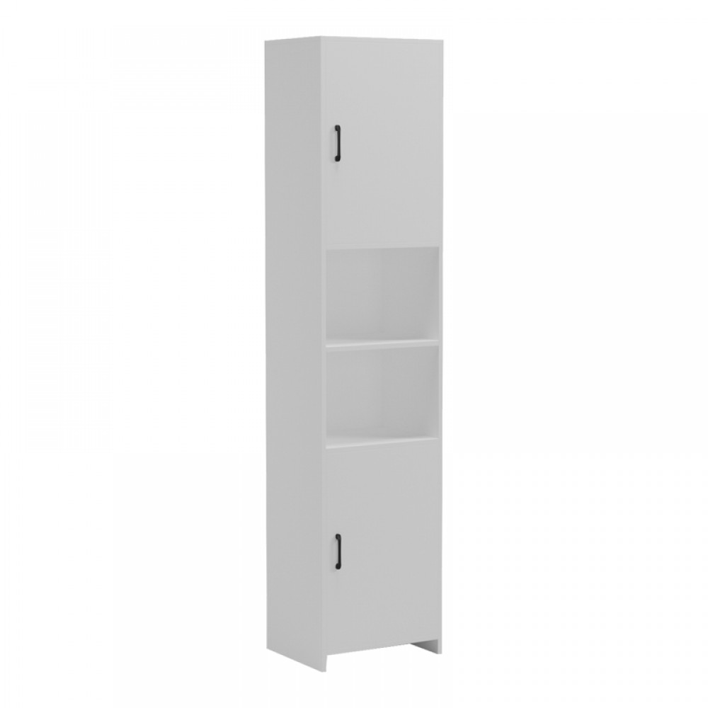 Ντουλάπι-στήλη Perlina pakoworld λευκό 40x32x175εκ