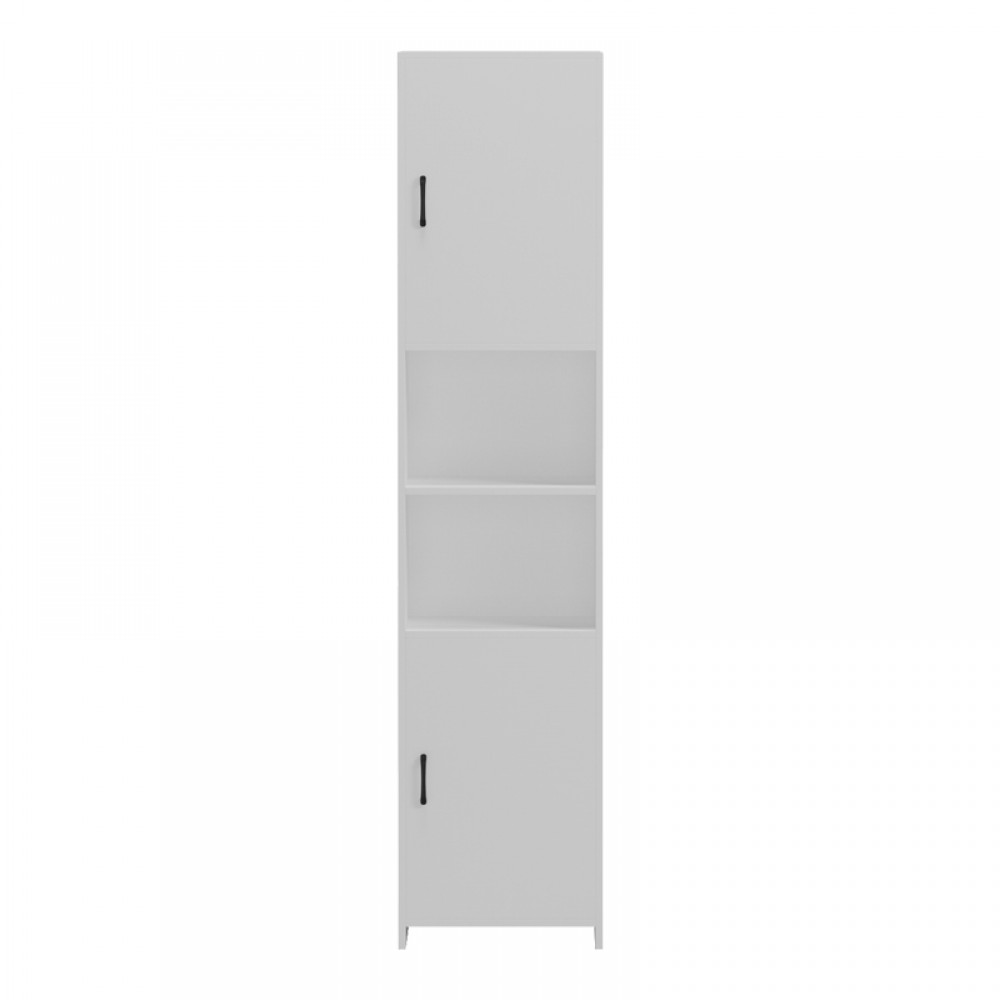 Ντουλάπι-στήλη Perlina pakoworld λευκό 40x32x175εκ