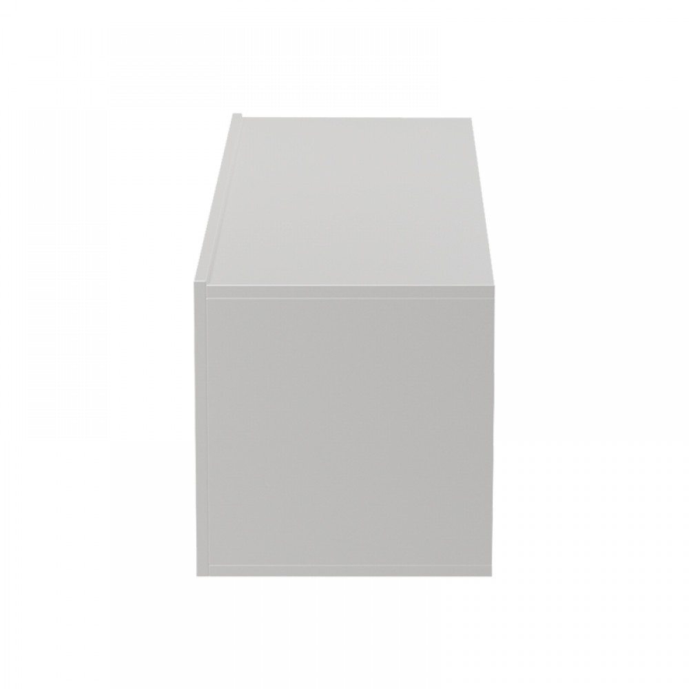 Έπιπλο τηλεόρασης επιτοίχιο Olande pakoworld sonoma-λευκό 210x35x48εκ