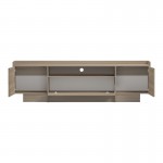 Έπιπλο τηλεόρασης Derden pakoworld sonoma 197x38x58εκ