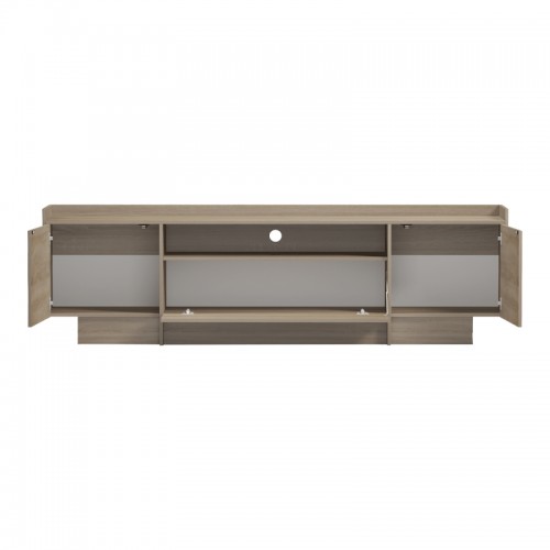 Έπιπλο τηλεόρασης Derden pakoworld sonoma 197x38x58εκ