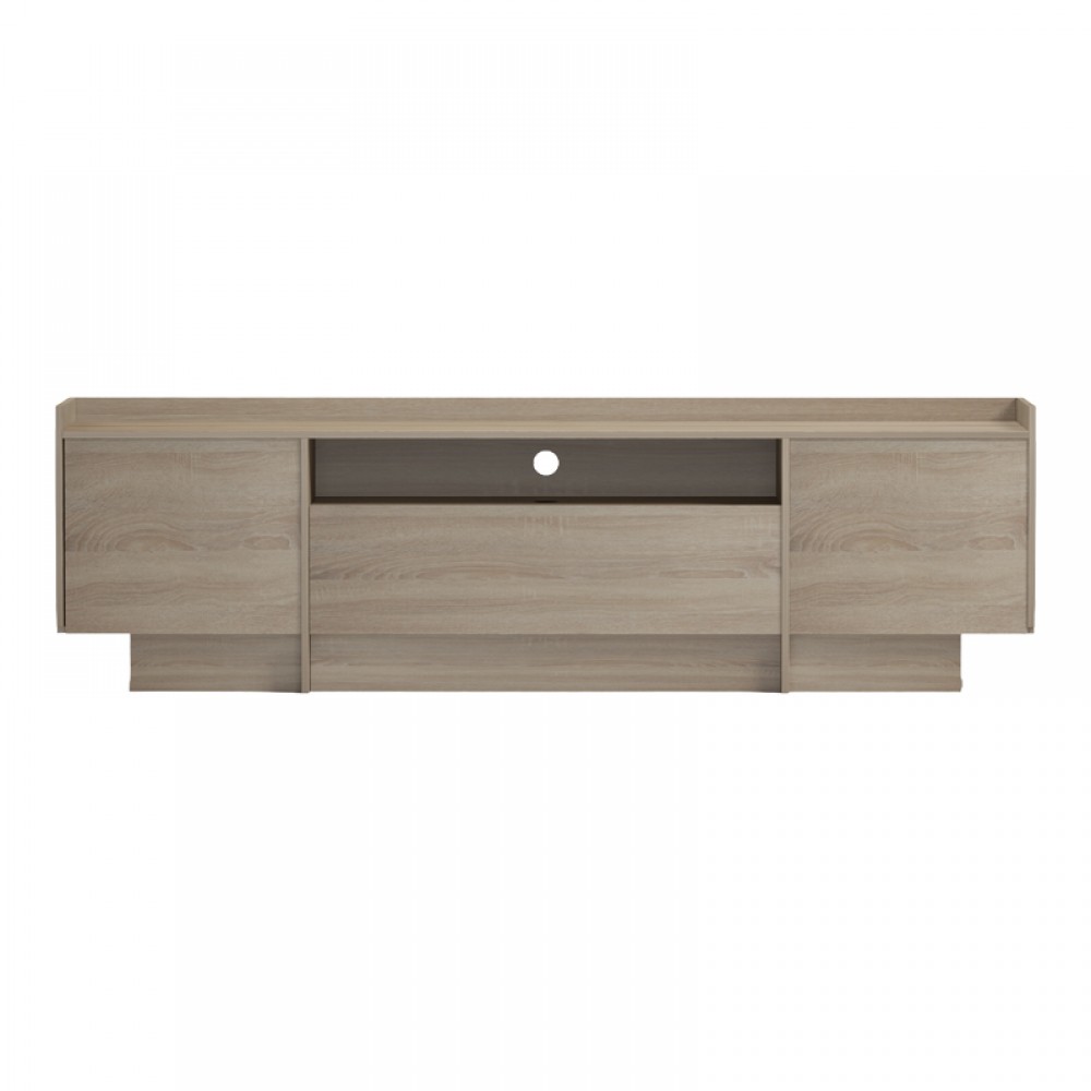 Έπιπλο τηλεόρασης Derden pakoworld sonoma 197x38x58εκ