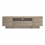 Έπιπλο τηλεόρασης Derden pakoworld sonoma 197x38x58εκ