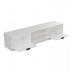 Έπιπλο τηλεόρασης Lemardo pakoworld λευκό 180x40x40εκ