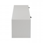 Έπιπλο τηλεόρασης Lemardo pakoworld λευκό 180x40x40εκ