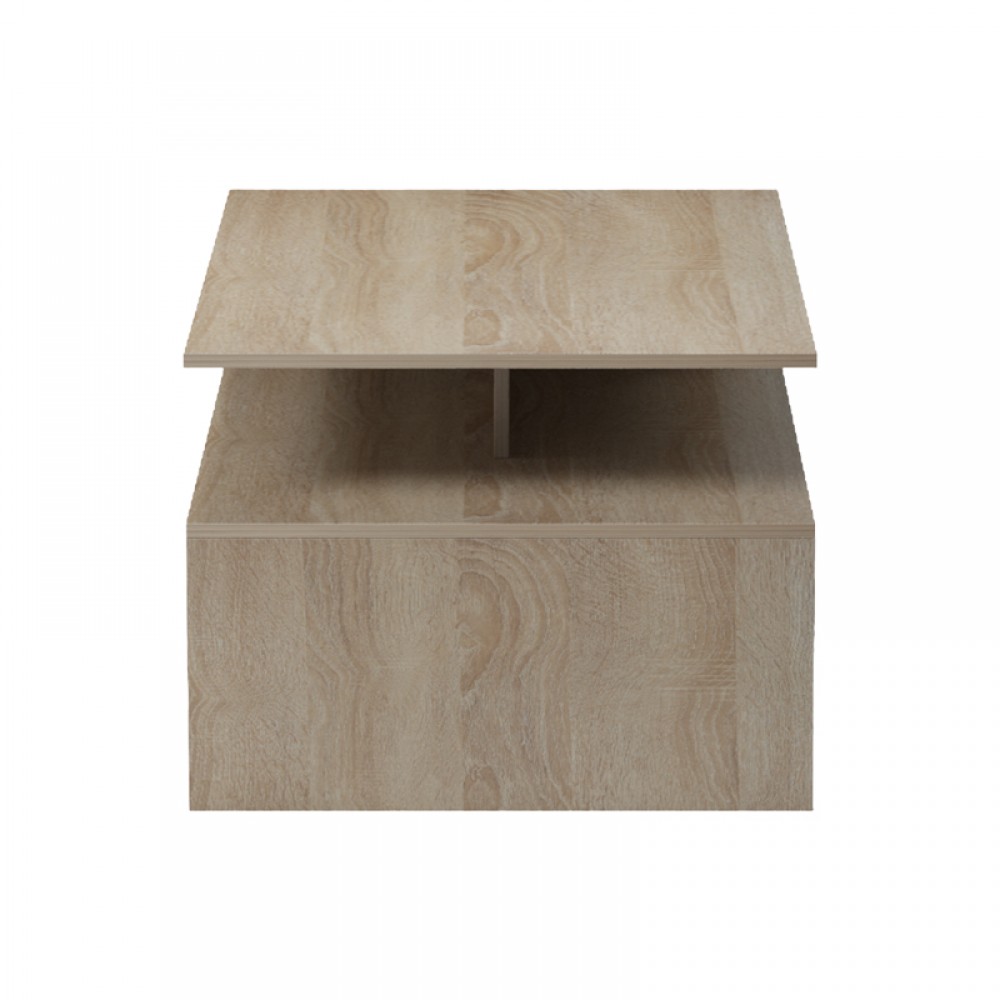Τραπέζι σαλονιού Coffa pakoworld sonoma 90x60x45εκ