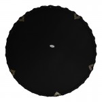 Καθρέπτης Specio pakoworld ξύλο σε μαύρη απόχρωση Φ60x4.5εκ