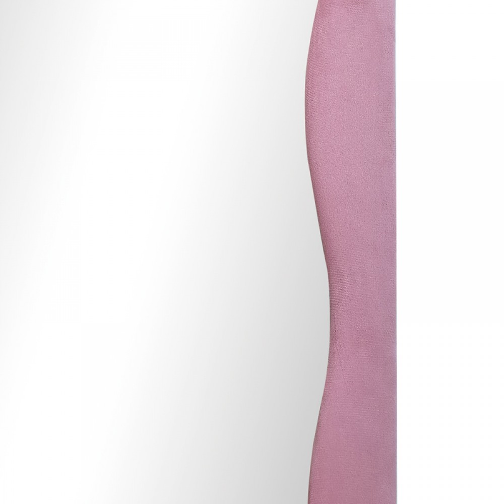 Καθρέπτης δαπέδου Lezour pakoworld βελούδο σε σάπιο μήλο απόχρωση 50x5x170εκ