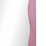 Καθρέπτης δαπέδου Lezour pakoworld βελούδο σε σάπιο μήλο απόχρωση 50x5x170εκ