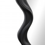 Καθρέπτης Liquid pakoworld pp σε μαύρη απόχρωση 26x2.7x39εκ