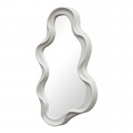 Καθρέπτης Liquid pakoworld pp σε λευκή απόχρωση 26x2.7x39εκ