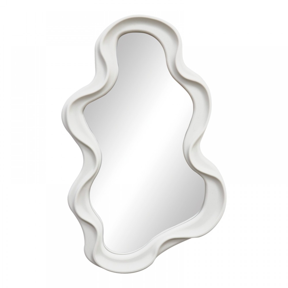 Καθρέπτης Liquid pakoworld pp σε λευκή απόχρωση 26x2.7x39εκ