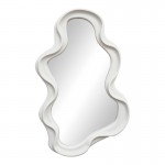 Καθρέπτης Liquid pakoworld pp σε λευκή απόχρωση 26x2.7x39εκ