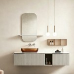 Καθρέπτης Lunaria pakoworld λευκό MDF 60x11.5x60εκ