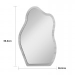 Καθρέπτης Evanthia pakoworld MDF σε φυσική απόχρωση 36x1.2x56 εκ