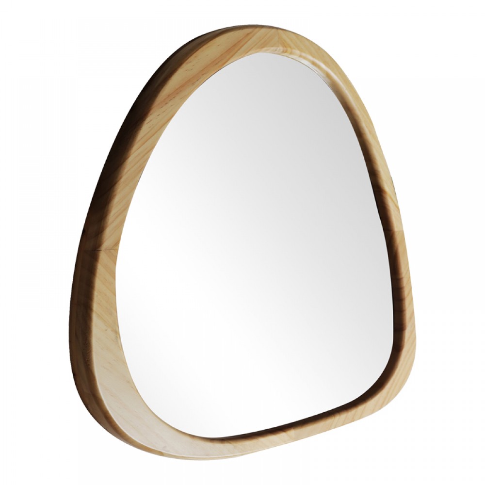 Καθρέπτης Ione pakoworld MDF σε φυσική απόχρωση 55x2,5x60 εκ