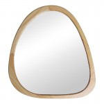 Καθρέπτης Ione pakoworld MDF σε φυσική απόχρωση 55x2,5x60 εκ