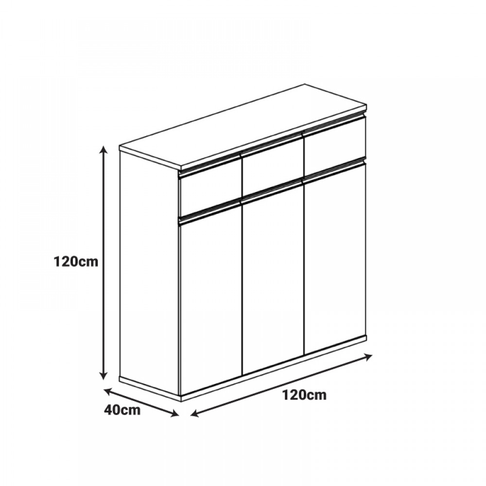 Ντουλάπια γραφείου επαγγελματικά Oscar pakoworld καρυδί-ανθρακί 240x40x120εκ