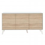 Μπουφές Billie pakoworld sonoma-γκρι 149x40x77εκ