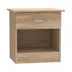 Κομοδίνο Kona pakoworld σε oak απόχρωση 40x34x42εκ