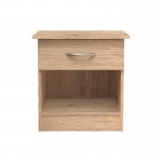 Κομοδίνο Kona pakoworld σε oak απόχρωση 40x34x42εκ