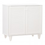 Παπουτσοθήκη-ντουλάπι Ronan pakoworld σε λευκή απόχρωση 70.5x35x66εκ