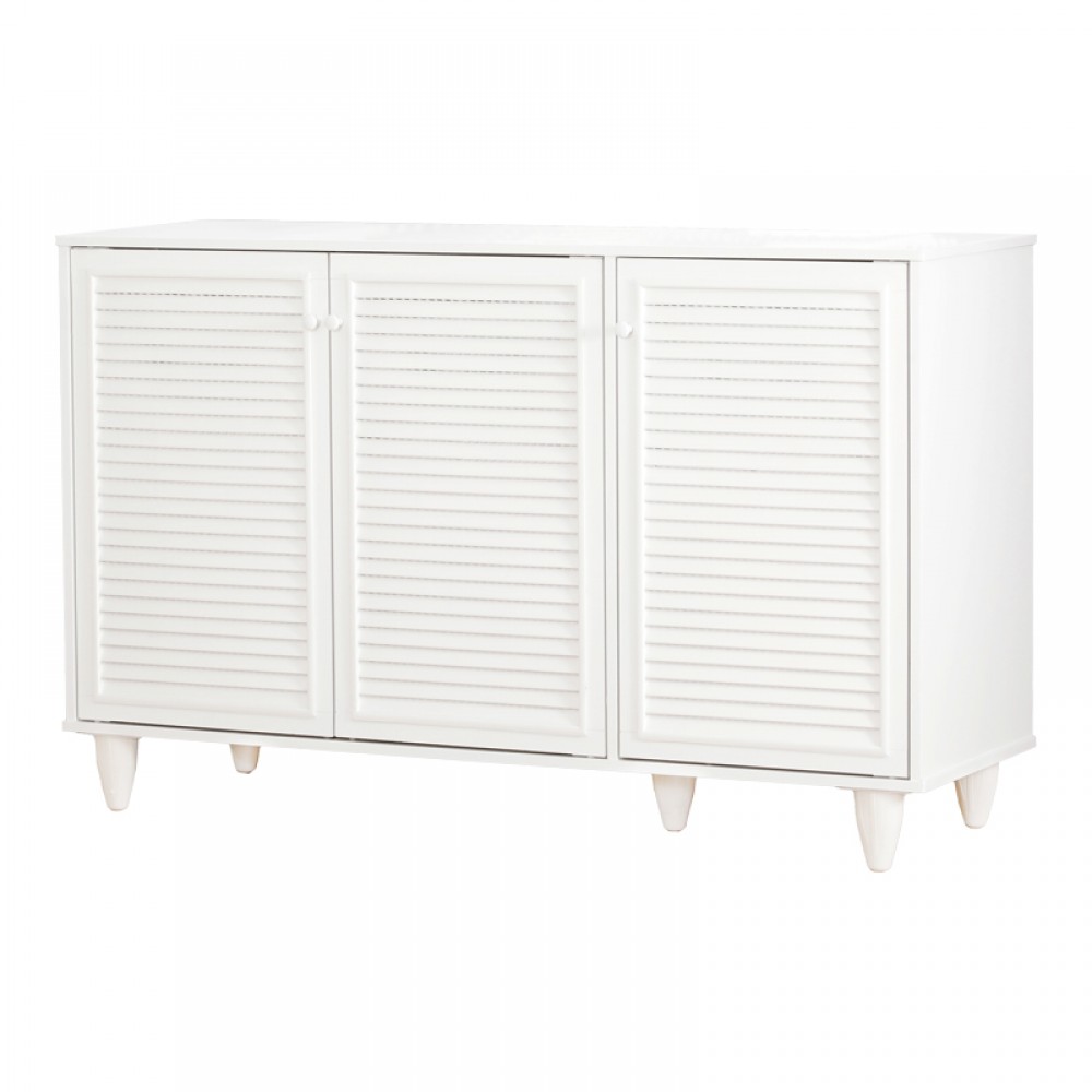 Παπουτσοθήκη-ντουλάπι Ronan pakoworld σε λευκή απόχρωση 105x35x66εκ