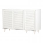 Παπουτσοθήκη-ντουλάπι Ronan pakoworld σε λευκή απόχρωση 105x35x66εκ