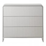 Συρταριέρα Zeplen pakoworld MDF σε λευκή απόχρωση 80x40x75εκ